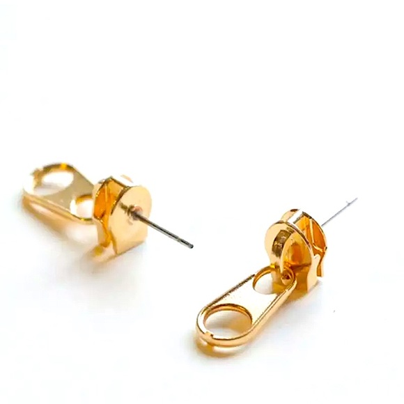🔵𝟲𝟱%𝗢𝗙𝗙 𝗯𝘂𝗻𝗱𝗹𝗲𝘀 𝟯+🔵 NEW Zipper Simple Drop Earrings - Picture 14 of 17